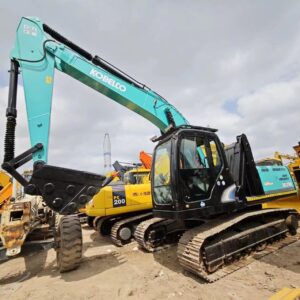 Kobelco SK200-8 material handler excavator