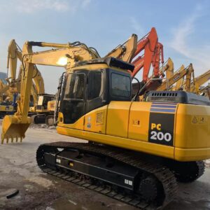 Komatsu PC200-7 tracked excavator
