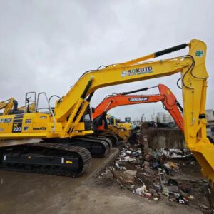 Komatsu PC220 tracked excavator