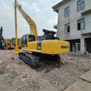Komatsu PC450-8 tracked long reach excavator