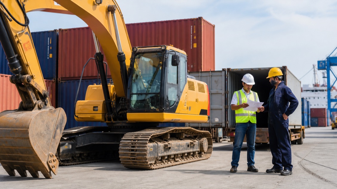 Used excavator shipping quotation with FOB and CIF export support
